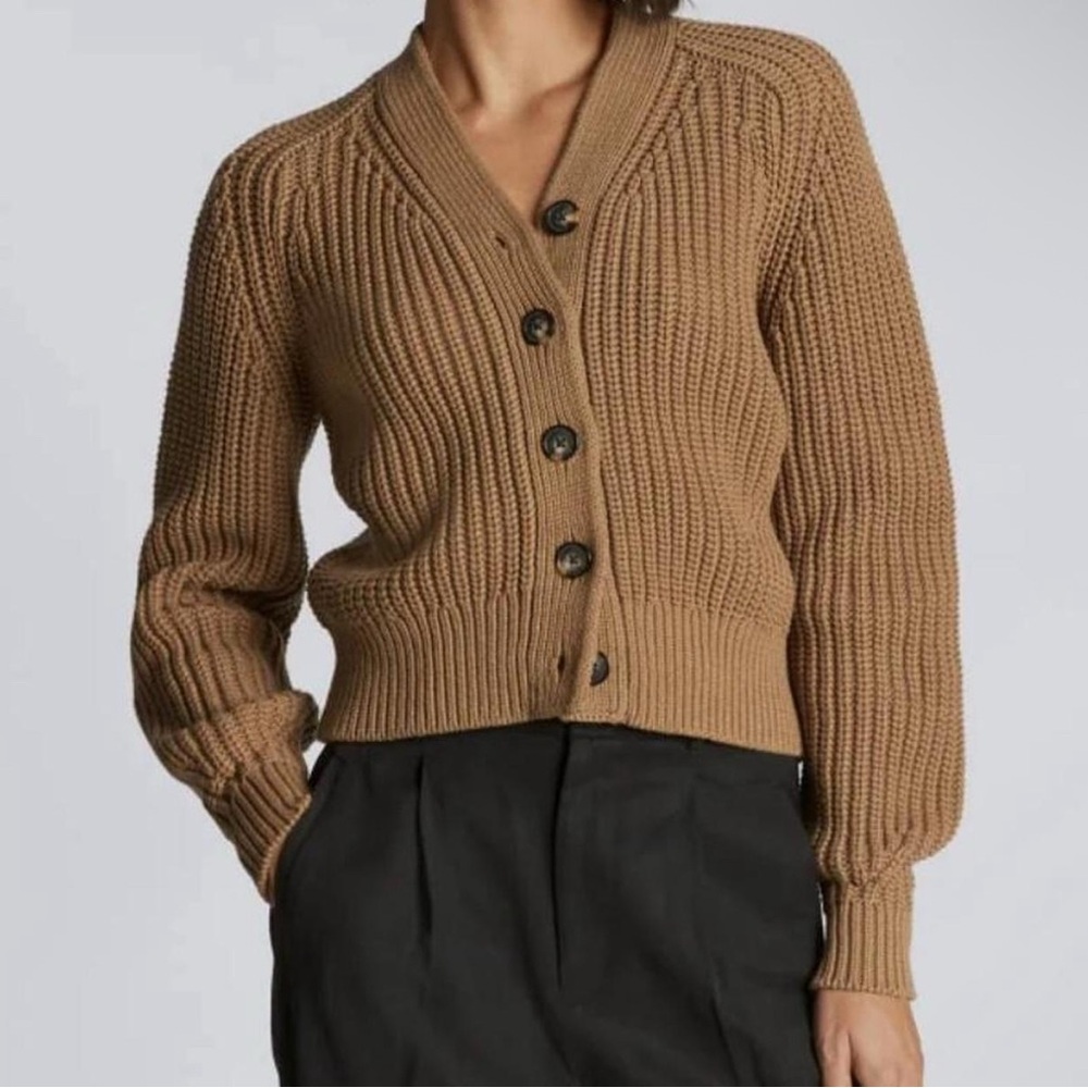 Everlane Women's Brown Button-Up Cardigan